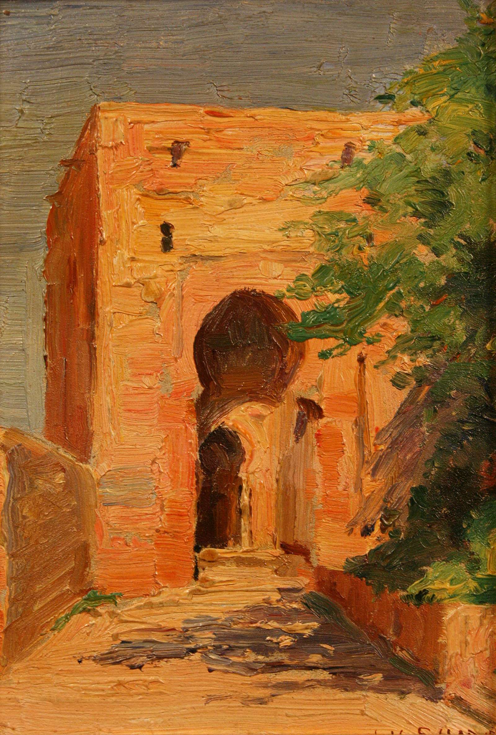 Alhambra Front Gate; [Castle in Spain]